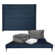 thumbnail image 1 of Base Cama Slim King Size Dicasa Cabecera Lugo Azul Almohada 2 Pack Protector Cloud Sábanas Softy Edredón Homy, 1 of 8