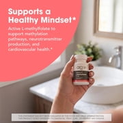 MethylPro 5mg L Methylfolate - Professional Strength Active Methyl Folate Supplement for Brain Support & Balanced Mood - Gluten-Free Cognitive Supplement with No Fillers (30 Capsules)