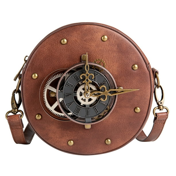 Bolso bandolera estilo punk, bolso de mano de moda para mujer, bolsa de almacenamiento tipo cartera.