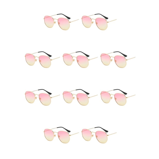 Qarigey Gafas de sol cuadradas pequeñas para hombres y mujeres protección materiales cómodos gafas de sol polarizadas oro rosa amarillo C15 oro rosa amarillo C15 10Conjunto