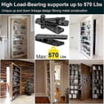 thumbnail image 4 of Heavy Duty Door Hinge,Pivot Hinge,570Lbs Load-Bearing,Solid Stainless Steel,Swinging Pivot Hinge 360Rotation,Door Hinge p20241126456, 4 of 5