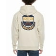 thumbnail image 2 of Scotch & Soda mens  Relaxed Fit Fleece Graphic Hoodie, s, Beige, 2 of 3