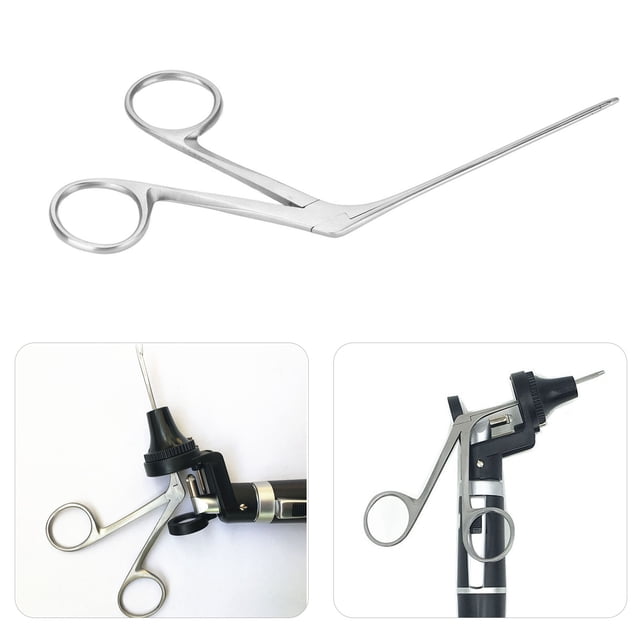 Micro Forceps, Easy To Operate Practical Corrosion Resistant Stainless Steel Ear Forceps Rust Proof for Clipping Foreign Bodies