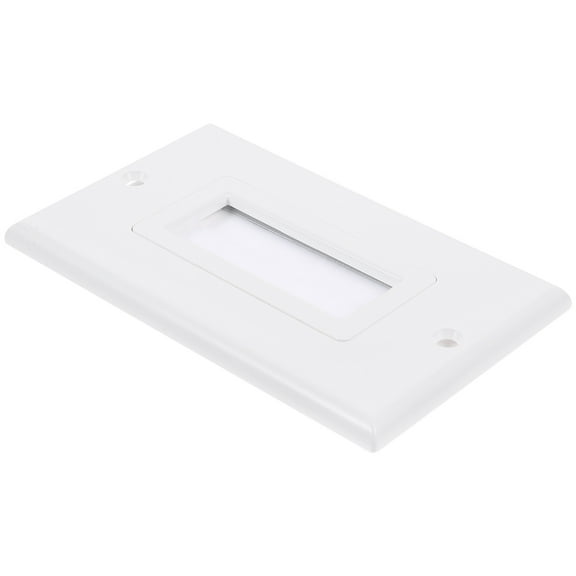 OUNONA Brush Wall Plate Cord Hider Pass Through Wall Plate Pass Through Insert Outlet Cover