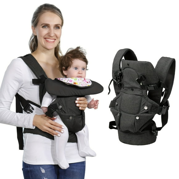 Baby Soft Carrier, Infant Sling Carrier, Baby Wrap, Ergonomic Design, 4 In 1 Infants