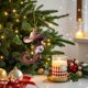 thumbnail image 5 of CaiYueKe Alphabet Christmas Ornaments, 26 Pc Set DIY Christmas Tree Letters, Acrylic Letter Pendants with Santa Hat Design, Xmas Decor for Tree Home Holiday Decorations, Acrylic Letters, 5 of 7