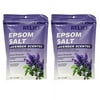 Relief Md Epsom Salt - Lavender Scented, Natural Magnesium Sulfate Crystsals with Added Fragrance, 16 Oz (Set of 2)
