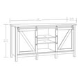 thumbnail image 5 of Better Homes & Gardens Modern Farmhouse TV Stand for TVs up to 70", Rustic White Finish, 5 of 11
