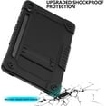 thumbnail image 3 of Kebiory for Samsung Galaxy Tab S9/S10 FE Tablet Case,Kids Friendly Shoulder Strap Hybrid Shockproof with Pen Holder Protective Case for Samsung Galaxy Tab S9/Galaxy Tab S9 FE/S9 FE (BlackX2), 3 of 6