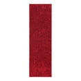 thumbnail image 3 of Unique Loom Floral Shag Collection Area Rug - Carved (2' x 6' 7" Runner Red), 3 of 7