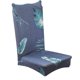 thumbnail image 4 of 2 Piezas Moderna Impresión Digital Spandex Estiramiento Comedor Cubierta De Protectora Corta Asiento Trasero Protector Para Zulema Fundas para sillas de comedor, 4 of 8