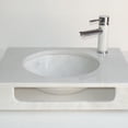 thumbnail image 4 of Eviva Pasadena 24 in. White Carrara Marble Sink, 4 of 5
