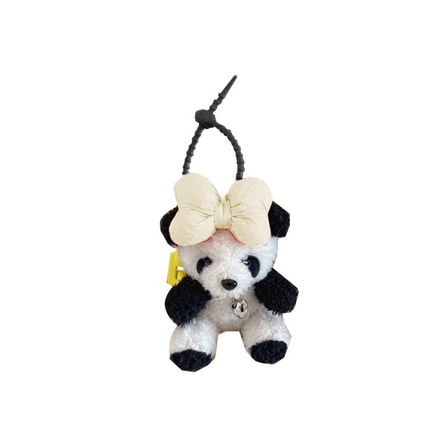 Linda Bolsa Escolar Linda Mascota Arco Oso Muñeca Llavero Linda Mochila Dulce Bicicleta Colgante Mochila Colgante Coche Decoración Y Selección de Regalos Lindos Accesorios Llavero