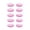 H, variant on M Hyper Realistic Waterproof Sweat Proof Eye Tattoo Decals 24Hr Chromatic Color Shift