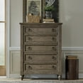 thumbnail image 6 of Americana Farmhouse 5 Drawer Chest - Dusty Taupe, 6 of 6