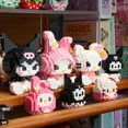 thumbnail image 2 of Kuromi LinaBell Hello Kitty Building Blocks Princess Cartoon Bricks for CHILDREN'S Birthdays Halloween Christmas Easter, 2 of 10
