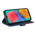 thumbnail image 2 of Compatible Samsung Galaxy M33 5G Case, Leather Wallet Case Stand View Magnetic Clasp Book Flip Folio Phone Cover - Blue, 2 of 5