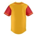 thumbnail image 4 of Yellow Baseball Shirts Sports Uniform for Men Hip Hop Softball Sports Active Tee, 4 of 5