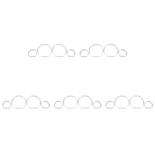 Marco Decorativo para Coche Cubierta Frontal E46 4 Uds.