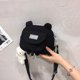 thumbnail image 2 of Typpkmm Japanese Style Crossbody Bag, Canvas Shoulder Purse for Women, Cute Wild Fashion Handbag, Khaki no pendant, 2 of 7