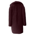 thumbnail image 5 of Long Sleeve Jacket Elegant Shawl Collar Winter Coat Warm Plus Size Outerwear Soft, 5 of 5