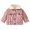 Pink, variant on Toddler Girls Fall Coats Button Solid Color Winter Corduroy Thickened Lined Long Sleeve Outerwear Windproof Casual Jackets Size 2-3T