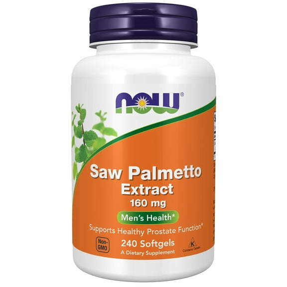 NOW Supplements, Saw Palmetto Extract (Serenoa repens) 160 mg, Men's Health*, 240 Softgels