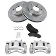 thumbnail image 2 of TRQ Front Metallic Brake Pads Rotors & Calipers Kit Fits Select GM SUV Truck New, 2 of 6
