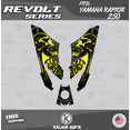 thumbnail image 4 of Kalair GFX Graphics Kit for Yamaha ATV Raptor 250 (All Years) Revolt Series, 4 of 5