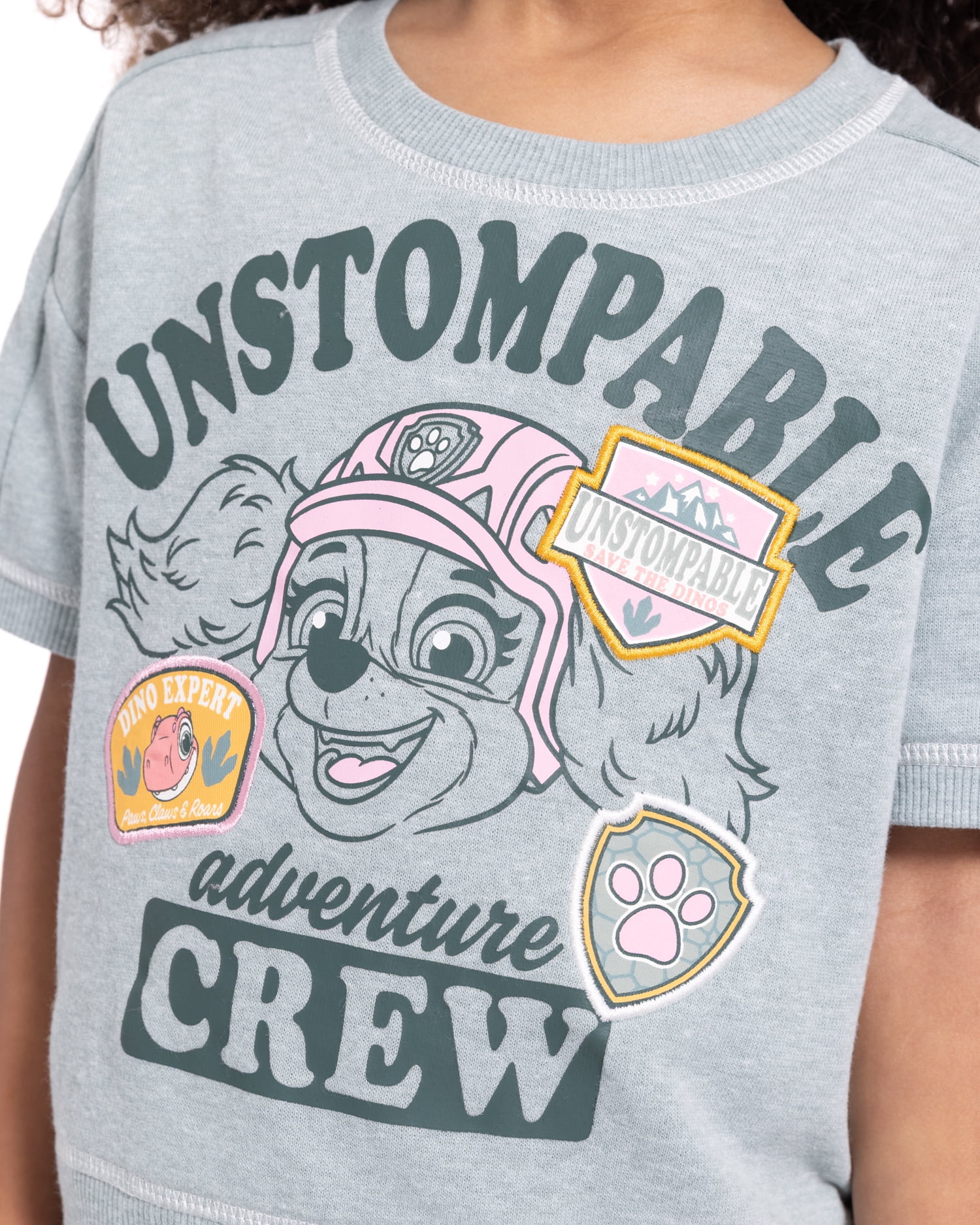 Paw Patrol Movie Toddler Girls’ Graphic Top and Cargo Skirt Set, 2-Piece, Sizes 12M-5T