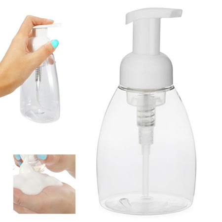 1 Hand Soap W/ Foaming Pump Dispenser Refillable 10oz Plastic Bottle 296ml (Best Foaming Soap Dispenser)