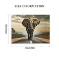thumbnail image 3 of RUIYC Elephant Canvas Paintings Wall Art Modern Large Stretched and Framed Landscape Animals Pictures on Giclee Canvas Prints Artwork Decor for Living Room Bedroom Home 16x12in, 3 of 6