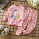 thumbnail image 1 of Conjunto de ropa para niños y niñas, pijama con estampado de camiseta de manga larga, Tops con pantalones, ropa de dormir para bebé, novedad de 2023, 1 of 4