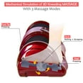 thumbnail image 4 of Costway Masseur de Pieds Shiatsu Pétrissage et Roulage Jambe Cheville Rouge, 4 of 10