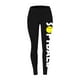 thumbnail image 2 of Gibobby Leggings Afelpados Mujer Leggings con estampado béisbol para mujer que las polainas para correr, yoga, gimnasio y entrenamiento（Amarillo， L), 2 of 4