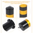 thumbnail image 4 of 2pcs Parking Barriers Driveway Security Post Barrier Safety Bollards Traffic Warning Column, 4 of 8