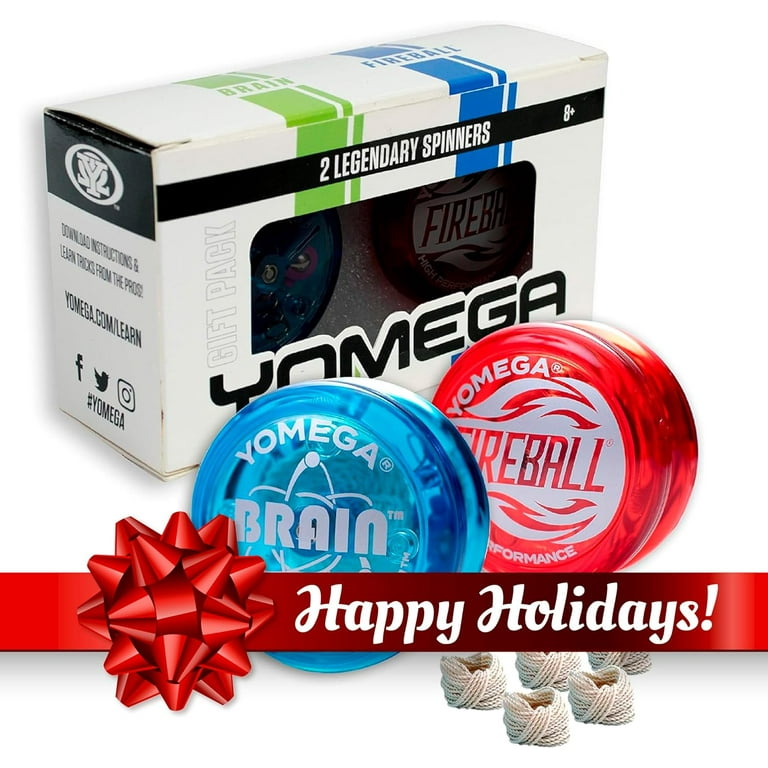 Yomega 2 Pack Gift Set Fireball and Brain Yo Yo Colors Will Vary Yomega 2 Pack Gift Set Fireball and Brain Yo Yo Colors Will Vary