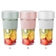 thumbnail image 3 of Matsuzay Exprimidor portátil eléctrico, licuadora de vaso, recargable por USB, inalámbrica, mini batidora, máquina para hacer jugos de Cocina y Comedor blanco, 3 of 6
