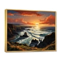 thumbnail image 2 of Designart "Connemara Dreams Sunset Over the Irish Landscape I" Ireland Floater Framed Wall Decor, 2 of 7