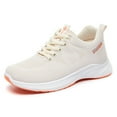 thumbnail image 2 of IEMIEMIEM Womens Sneakers Lightweight 2026 Tennis Walking Shoes Sports Running Shoes for Woman Mesh Breathable Gym Fashion Sneakers Athletic Comfortable Casual Shoes Beige 6.5 Wide, 2 of 6