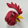thumbnail image 3 of Máscara de cabeza de pollo de resina realista con forma de gallo en 3D para Halloween, 3 of 3