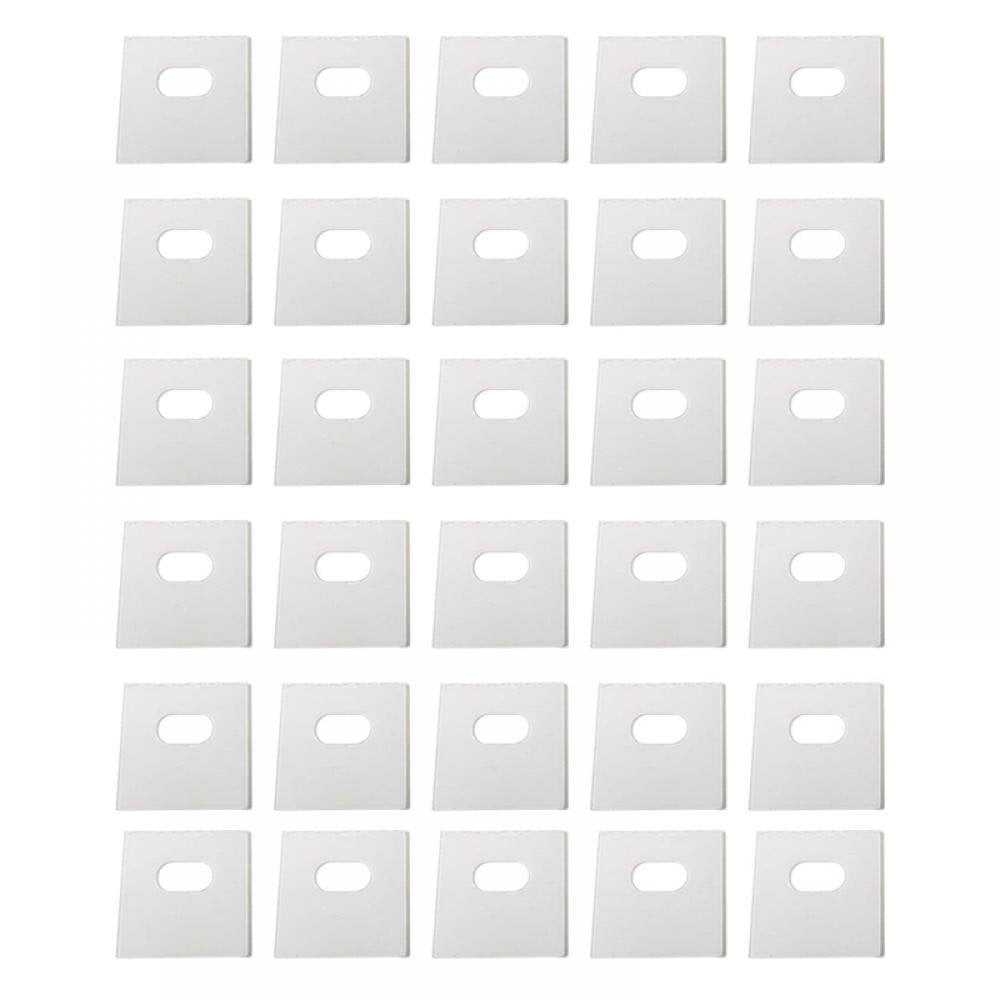 Lot De 60 Onglets De Réparation Pour Stores Verticaux Transparents