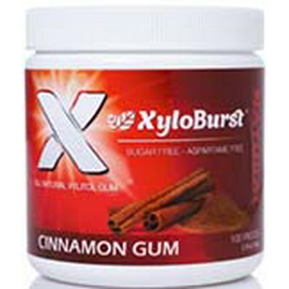 Xyloburst Xylitol Cinnamon Gum, 100 Count