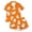 Orange8, variant on HEVRJEWJD Girls Halloween Print Short Sleeve Top With Shorts Pajamas Kids Button-Down Nightwear Loungewear Orange8 3-4 Years