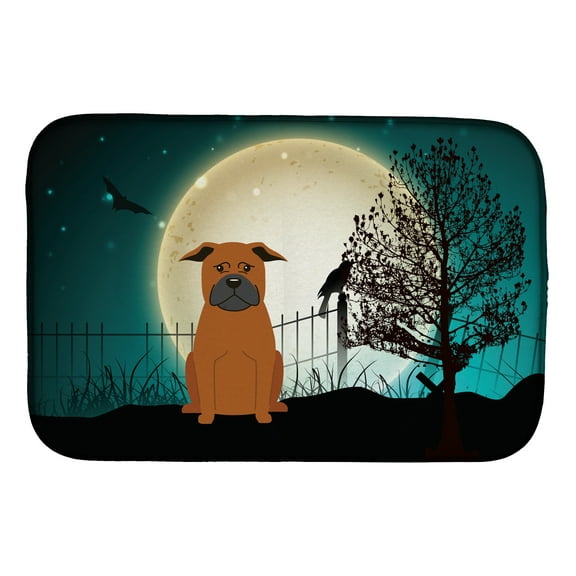 Halloween Scary Chinese Chongqing Dog Dish Drying Mat
