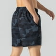 thumbnail image 6 of Linfrsh Running Shorts for Men Men's and Big Men's Messenger Cargo Shorts Black,XS, 6 of 6