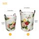 thumbnail image 3 of Balery Vintage Bike Flower Butterfly Cesta de ropa redonda con asas, impermeable, independiente, para ropa, juguetes, dormitorio y familia-Small, 3 of 6