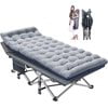 Gray BLUE w/ 2 Sided Mattress