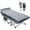Blue Gray, variant on ABORON Folding Camping Cot with 2 Sided Mattress, Heavy Duty Wide Sleeping Cot Guest Bed with Carry Bag for Adults & Kids