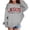 Grey, variant on Zylarhe Kids Hoodies Stylish Round Neck Printed Casual T Shirt for Women Men Comfortable Daily Outfit with Jeans and Sneakers Soft Touch Black 13-14 Years